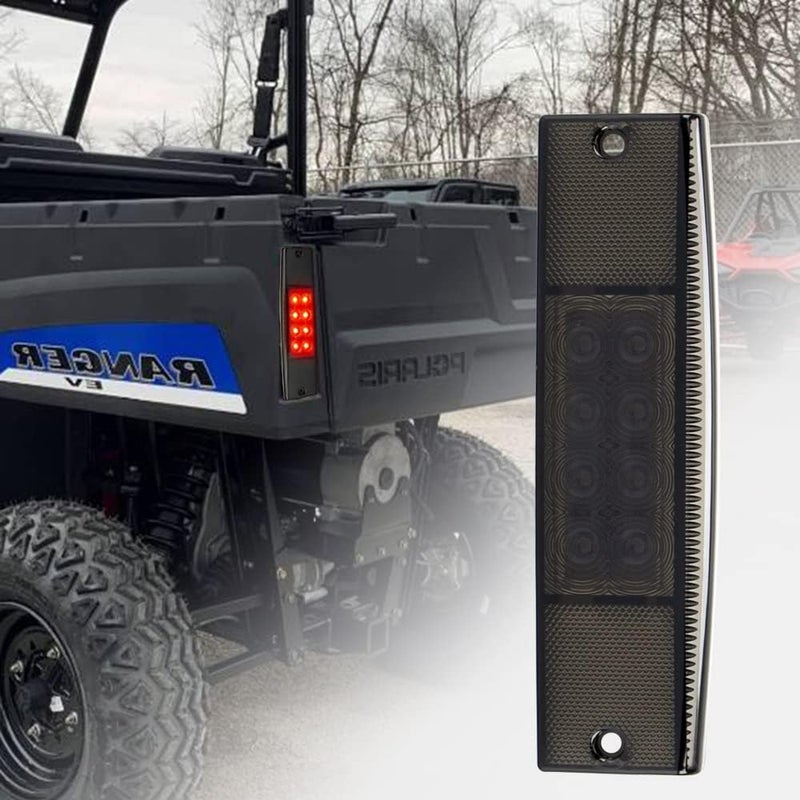 KICRY Ranger Rear Tail Light Compatible with Polaris Ranger 400 570 800 EFI MIDSIZE Red Replace OEM 2411450 (Smoke) - Image 1